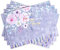 Maison d' Hermine Tischsets, 100% Baumwolle, 4er-Set, dekorative Tischsets, Ostern waschbare Tischsets für Zuhause, Sweet Rose Lavender - Country Garden – Frühling/Sommer(33 cm x 48 cm)