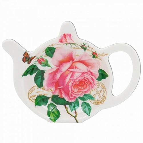 Leonardo Collection Redoute Rose Melamine Teabag Holder Tea Bag