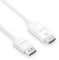 PureLink Câble HDMI DisplayPort vers High Speed 4K Ultra HD 60 Hz, bande passante 18 Gbit/s, contacts plaqués or, 2 m Blanc