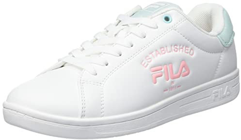 Fila Crosscourt 2 NT Logo Wmn - Scarpe da Ginnastica, White-Pale Rosette,