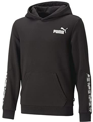PUMA Jungen ESS Tape Camo Hoodie Tr B Schweiß, Schwarz, 152