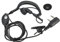 sourcing map Walkie-talkie Earpiece with Mic Single Wire Headset Two Way Radio Earpiece for 888S