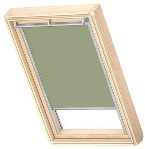 VELUX Original Nature Collection Roof Window Blackout Blind for S06, Marsh, with Grey Guide Rail