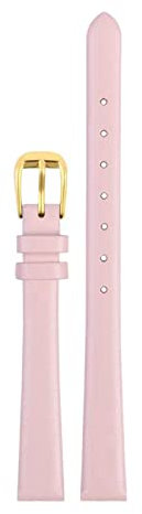 SZCURC 6-14 mm kleine Breite echtes Leder Uhrenarmband Damenarmband erste Schicht Rindsleder Uhrenarmbänder Gürtel, Ein Roségold, 8 mm