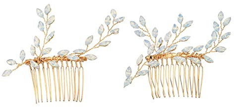 1 Paar Hochzeit Kopfschmuck Dame Chic Kopfschmuck Elegante Jelly Strass Für Hochzeit