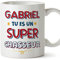Mugffins Tasses Personnalisables pour CHASSEUR homme - En Français - Cadeau Personalisé- Tu es Super - 11 oz / 330 ml