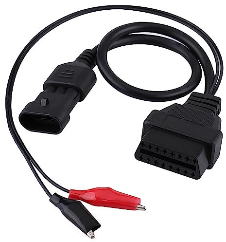 TKSE OBD2 Diagnosekabel, 3pin auf 16pin Diagnosekabeladapter, OBD2 Adapteranschluss Diagnosekabel Für Fiat Alfa Lancia