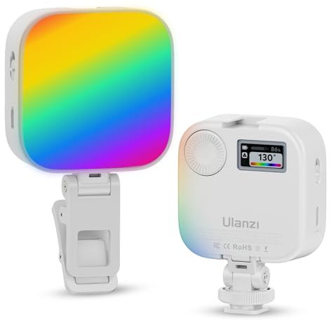 Ulanzi U60 RGB Video Light - 2500mAh Battery - Adjustable Colour Temperature - Black