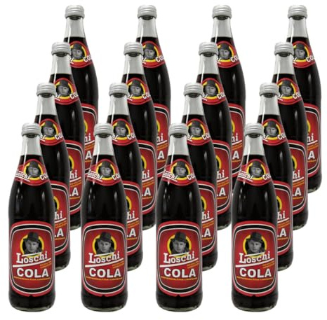 Loschi Cola Limonade 16 Flaschen je 0,5l incl Mehrweg Pfand