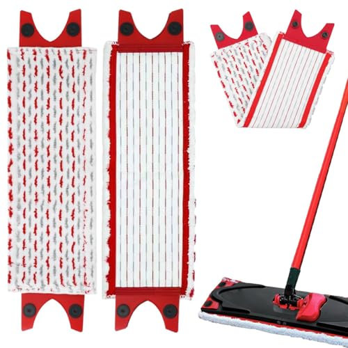 YOYEAH Lot de 2 serpillères en microfibre pour Vileda Ultramax - Élimination efficace des taches - Nettoyez votre sol avec facilité et durabilité