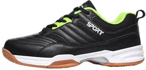 Viaoragiosa Badmintonschuhe,Badminton Schuhe für Männer Frauen,Tischtennis-Badminton-Schuhe,Herren-Tennisschuhe,Squash-Schuhe,Bequeme Squash-Tennis-Volleyball-Sneaker Für Drinnen Und Draußen