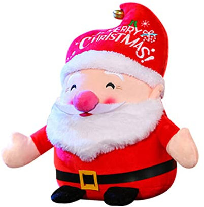 Weihnachtsmann-Plüschtier süße Weihnachtsmann-Puppe 30 cm Cartoon süßes stehendes Weihnachtsmann-Spielzeug Weihnachtsmann-Ornamente Weihnachtsdekoration für Zuhause Weihnachtsfeier-Geschenke für Weihn