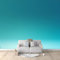 Fototapete 3D Effekt Einfacher Farbverlauf In Cyan 200x140 cm Vliestapete Wohnzimmer Schlafzimmer Vlies Tapete Art Wandtapete UV-Beständig Wanddekoration Tapete