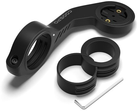 CooSpo MT5 Fahrradlenkerhalterung, Fahrradlenker Halterung 25.4mm/31.8mm Fahrrad Scheinwerfer Kameras Halter Out Front Bike Mount