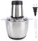CHEOTIME Robot da Cucina, Tritatutto con Motore in Rame Puro da 300 W Tritacarne Elettrico in Acciaio Inossidabile SUS da 3 L ad Alta Efficienza per Cucina Domestica