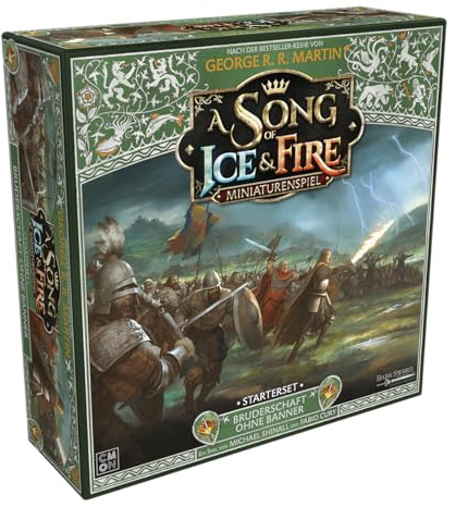 CMON, A Song of Ice & Fire – Bruderschaft ohne Banner, Starterset, Tabletop | Taktisches Miniaturspiel für 2 Spieler, 45-60 Minuten, Strategiespiel ab 14 Jahren, Deutsch