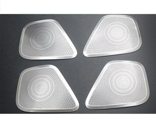 Rufutle Auto Stereo Lautsprecherabdeckung für Mercedes Benz CLA C118 W118 2020-2022 A-Klasse W177 V177 2019-2022, Hochtöner Lautsprecher Fenster B-Säule Aufkleberverkleidung