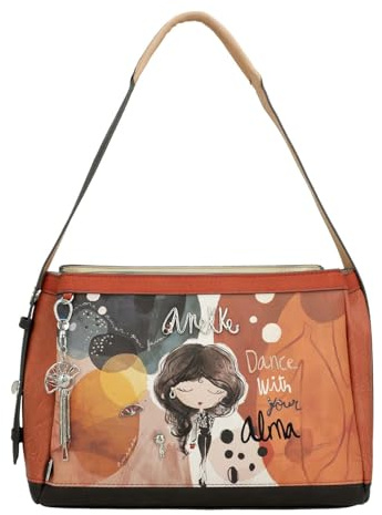 Anekke Dreifach-Tasche - organisiertes Design | Schultergurt und Taschen - Maße: 32 x 24 x 14 cm - Zubehör und Accessoires für Damen, Mehrfarbig