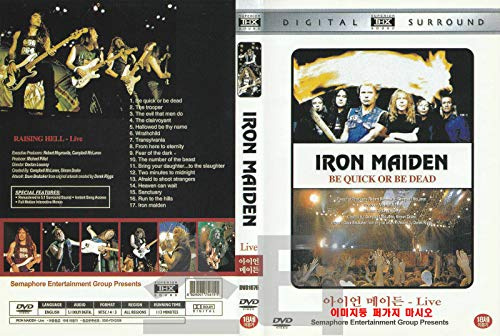 Iron Maiden : Raising Hell [Be Quick or Be Dead] (1993) / NEW DVD - NTSC, All Region (registered airmail)