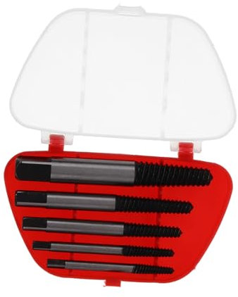 TINEASUR 5stücke Teiliges Schraubenausdreher Set Für Beschädigte Schrauben Hochwertige Werkzeuge Entfernen Gebrochener Schrauben Für Auto Und Maschinenreparaturen