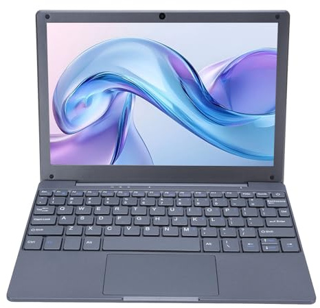 XUMIUZIY 10.1 Inch Laptop, N4020 Quad Core Processor for 11, 8GB RAM, Built in Camera, USB Interface, Type C Charging,1280x800 Resolution, Compact for Study Work (UK Plug 128GB)