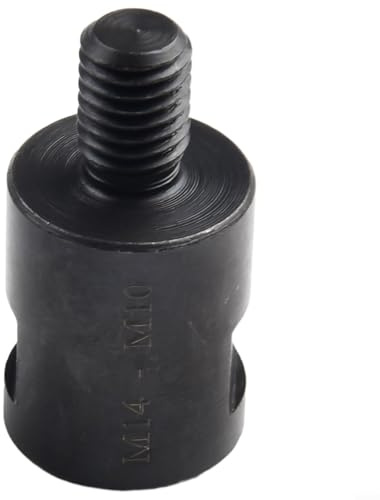 Zilimontt Winkelschleifer Adapter Konverter und Platte Set, für M14 auf M10 & M10 auf für M14, 3-teiliges Metallwerkzeug für Polierpads, Trennscheiben, Säge, kompatibel mit Winkel(für M14 bis M10 Set)