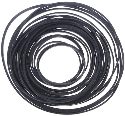 Mtucegi Packung Mit 50/100 Stück Gemischten Antriebsriemen Für Kassettenspieler Schallplattenspieler 0 7 X 0 7 Mm Langlebige Gummi Magnetband Maschinenriemen