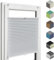 Home-Vision® Premium Plissee Faltrollo ohne Bohren mit Klemmfix (Silber, B25cm x H120cm) Modern Klemmträger, Verdunklung, Blickdicht Sonnenschutz Jalousie für Fenster & Tür