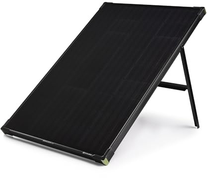 Goal Zero Boulder 100 Solar Panel 100 W Total Integrated Kick Stand Added Corner Protection, Output 8 mm Solar Port Male: 14-22 V, Up to 7 A (100 W Max) Cell Type: Monocrystalline Weight 9.1 kg