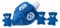 ZippyPaws FENRIR Holiday Burrow, Interactive Squeaky Hide and Seek Plush Dog Toy