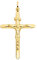 PRINS JEWELS Anhänger Kreuz Mit Jesus 14 Karat 585 Gelbgold Unisex (27)