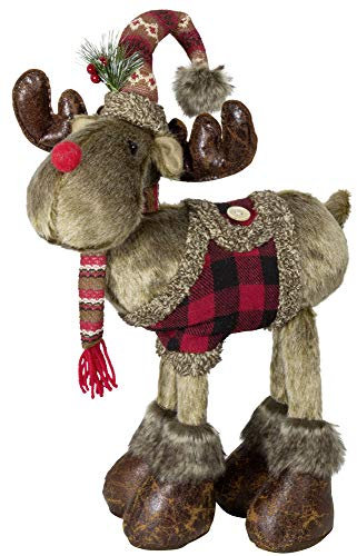 Christmas Paradise - Elch Deko-Figur, Braun, Stoff, Größe 50x60x55 cm