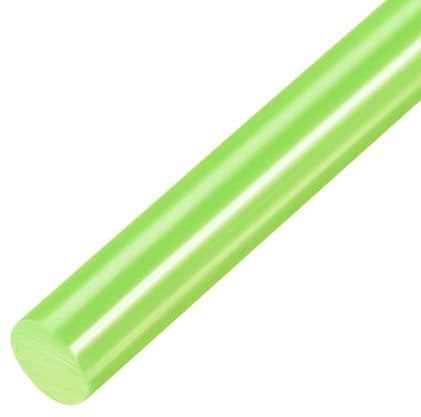 sourcing map 10pcs Hot Glue Sticks for Glue Gun 7/16-inch x 10-inch Mini Hot Melt Adhesive Glue Stick Light Green