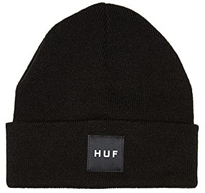HUF Herren Mütze Box Logo, Größe:OneSize, Farben:Black