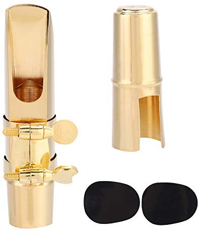 Saxophon Saxophon 8C Mundstück, Alt mit Kapsel Pads Musikinstrumente Zubehör