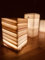 Maison Zoe Teelichthalter Alabaster-Stein Quader 10x15cm - handgeschnitzte Kerzenhalter - Deko - Windlichthalter