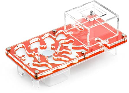 AntHouse - Ant Farm Educational Kit - Pilzmodell - 10x20x1,3 cm - Rot - Freie Ameisen