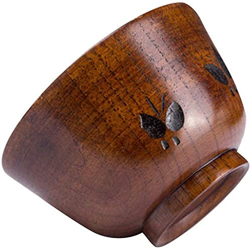 ZHANGZONG dessertschalen Schalen Set steingut Geschirr Set Edelstahl schüssel Holzschale Becher Reissuppe Dip Kaffee Tee Schalen Kinder Lebensmittelbehälter Babynahrung Serviergeschirr8.13