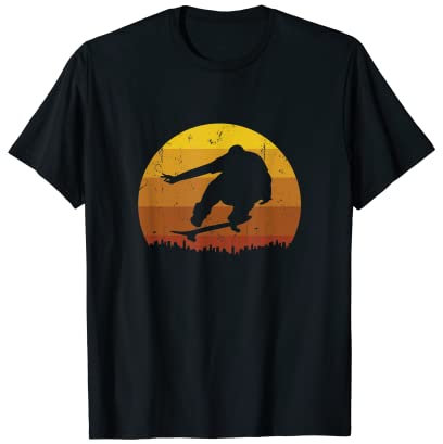 Skater Horison Skateboard Waveboard Longboard Skater T-Shirt