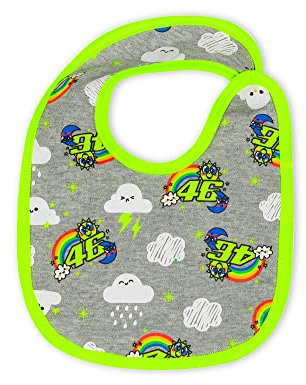 Valentino Rossi Lätzchen Sole e Luna,Junge,One Size,Grau