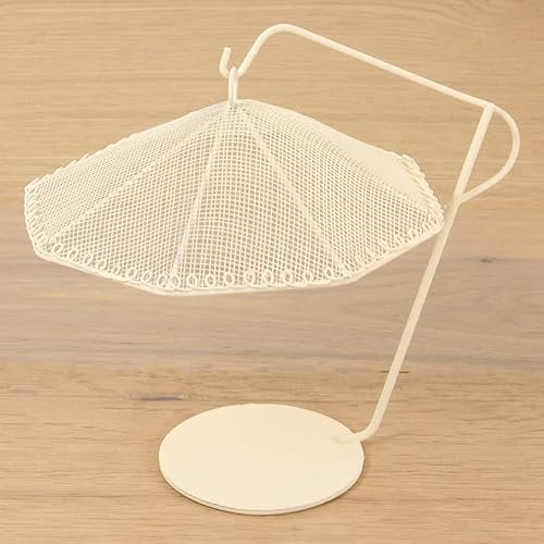 dekoprojekt Minigarten Sonnenschirm groß, weiß 19 cm