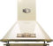 Kaiser A 9315 | Empire 90cm Chimney Cooker Hood | Wall Mounted External Fume Extraction or Internal Filtering (Ivory)