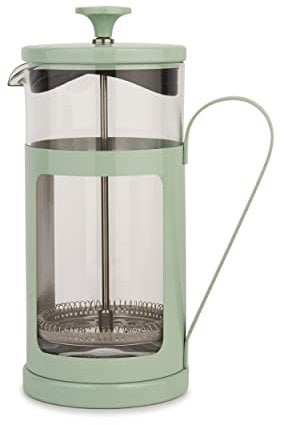 La Cafetière Monaco Stainless Steel Cafetière, Eight Cup, Mint, Gift Boxed