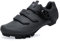 FOTGOAT Herren MTB Schuhe Damen, Fahrradschuhe Mountainbike Schuhe kompatibel mit SPD 2 Schrauben mit Cleats, Unisex Radsportschuhe Draussen Schwarz Size EU43