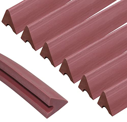 PolyMath Billiards K66 Rubber Bumpers, Lot de 6 coussins de Table de Piscine (Lot de 6), Bumpers de rechange Accessoires de rechange Pour Table de Piscine Standard 9 Pieds