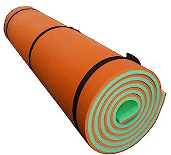 Perfeclan Wasser-Schwimmmatte, Sommer-Schwimmfloß für Pool, Bequeme Schwimmfloß-Liege für Meer, Strand, Party, Erwachsene, Fluss, Orange Grün