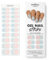 MOYOU LONDON Halbgehärtete UV Gel Strips - 20 Stück - Gel-Nagelfolien UV Härtend für Maniküre in Salonqualität - pearl gem