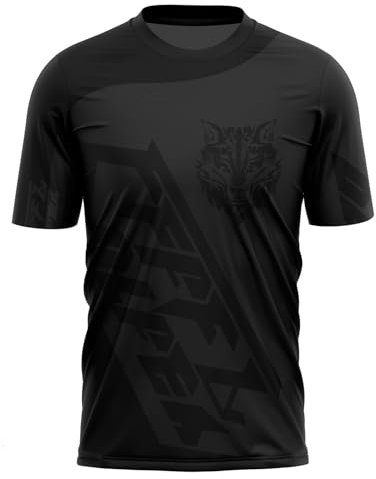 FFFF & OLFEH Herren Kurzarm Downhill Jersey Mountainbike MTB Top,Radfahren Jersey Herren Mountainbike Motocross Jersey MTB T-Shirt (PN14,4XL)