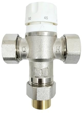 Blending Mixing Valve for Water Underfloor Heating 22mm Heatguard Compression