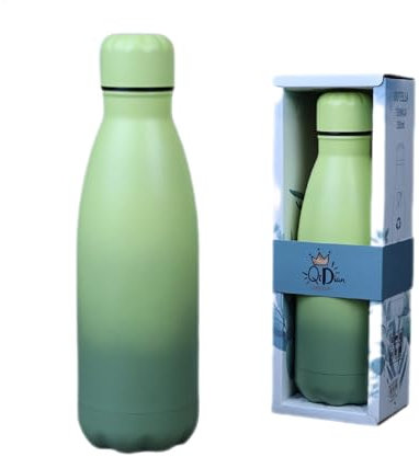 Botella Aislante 350ml, Botella de Agua de Acero Inoxidable Hermética Frio y Calor 12 Horas, Doble Pared Sin BPA, Reutilizable, para Deporte, Gimnasio, Escuela (2, 350ml)